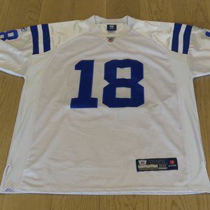 Peyton Manning NFL Indianapolis Colts Reebok White Size 52 (XXL) Stitched Jersey
